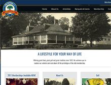 Tablet Screenshot of chillicothecountryclub.org